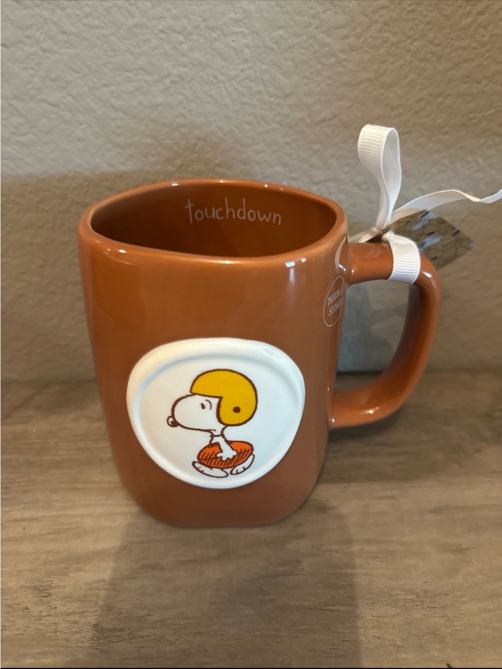 Rae Dunn Peanuts Snoopy Touchdown Coffee Mug